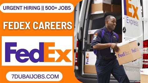 Fedex Careers Fedex Jobs Urgent Hiring Hurry Up Apply Now