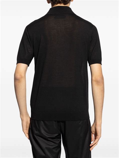 AMIRI Playera Tipo Polo Con Logo Bordado Negro FARFETCH MX