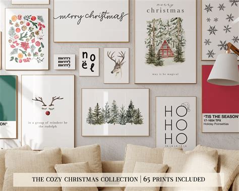 Christmas Prints Mega Bundle Christmas Printables Cozy Christmas