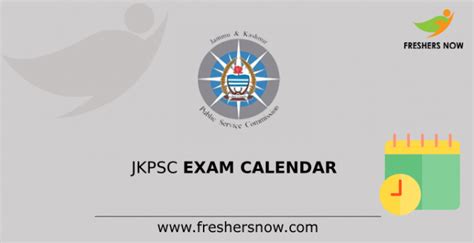 Jkpsc Exam Calendar 2023 Pdf Out Jkpsc Exam Schedule