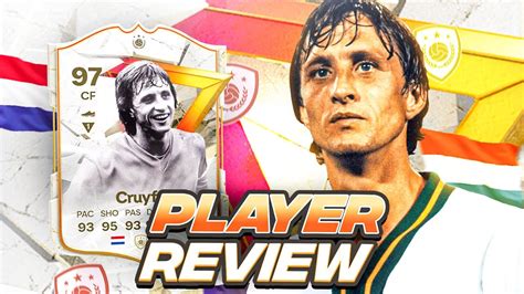 5⭐5⭐ 97 Golazo Icon Cruyff Player Review Fc 24 Ultimate Team Youtube