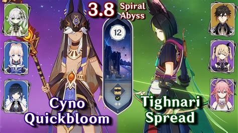 Spiral Abyss 3 8 C0 Cyno Quickbloom C0 Tighnari Spread Floor 12