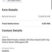 Ibibo Group / Goibibo — Refund of my flight booking