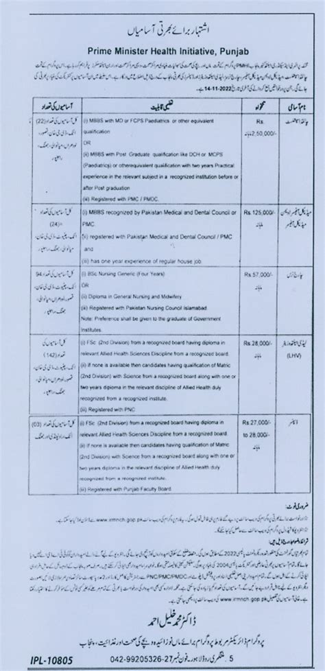 Primary And Secondary Healthcare Department Jobs 2024 Online Apply