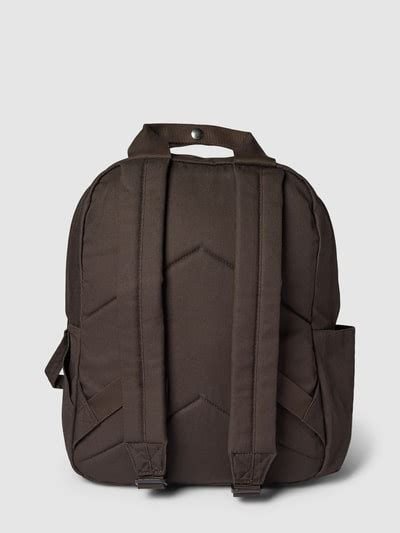 Dickies Rucksack Mit Label Patch Modell LISBON Dunkelbraun Online