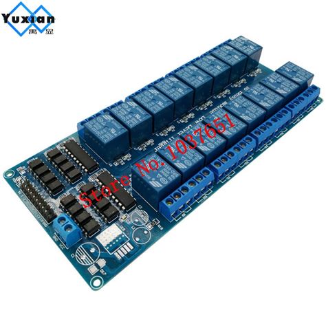 5V 16 kanałowy moduł przekaźnikowy dla arduino ramię PIC AVR DSP