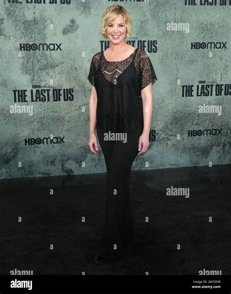 Ashley Scott arrives at HBO's THE LAST OF US Premiere held at the ...