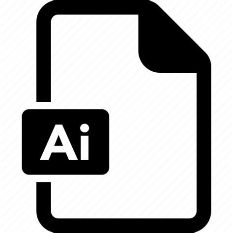 Adobe Ai Extension File Filetypes Illustrator Type Icon