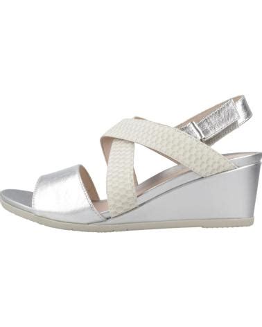 Sandalias De Mujer Stonefly Sweet Iii Laminated Lth Plata