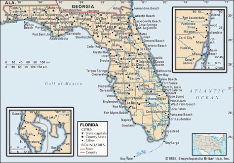 Southwest Florida Map With Cities - Map