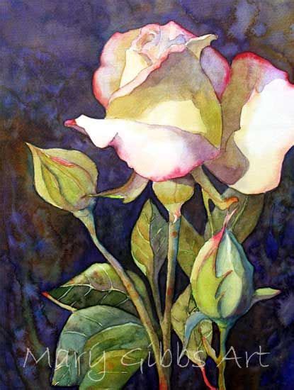 Art Of Mary Gibbs Art Painting Watercolor Art Flower Painting