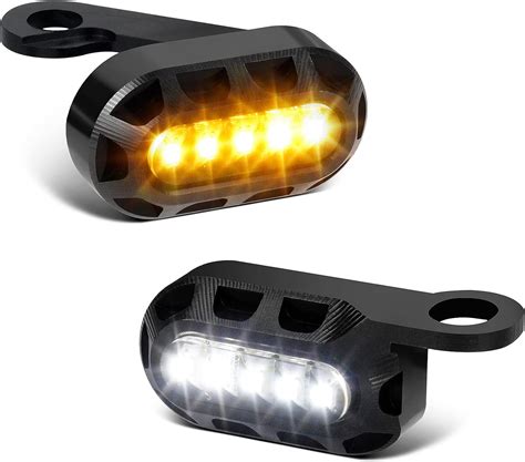 Quasco Luces Led De Giro Para Motocicleta Mini Intermitentes