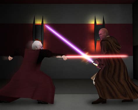 Palpatine VS Windu by ShenLongKazama on DeviantArt