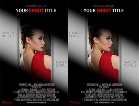 11 Movie Poster Psd Templates - Samples Hollywood Films