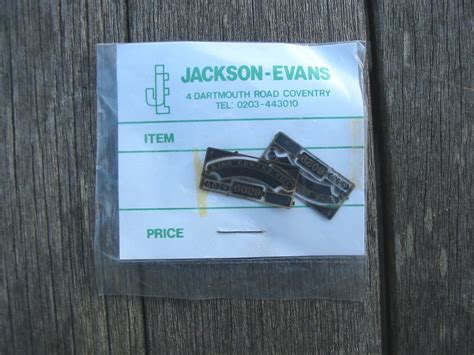 Jackson Evans 4mm Etched Nameplates And Numbers For 6029 ` King Edward Viii ` New Tri Angman