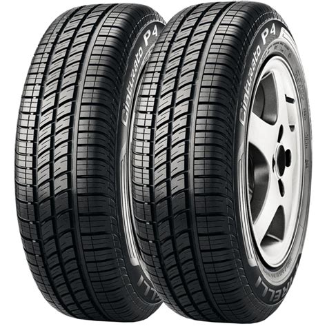 Combo 2 Pneus 175 65r15 84t Tubeless Cinturato P4 Pirelli Martinense