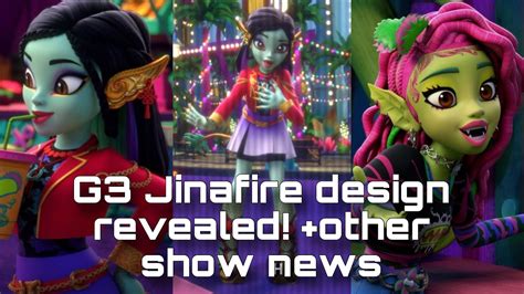 MONSTER HIGH NEWS G3 Jinafire Full Design Revealed Venus And Jinafire