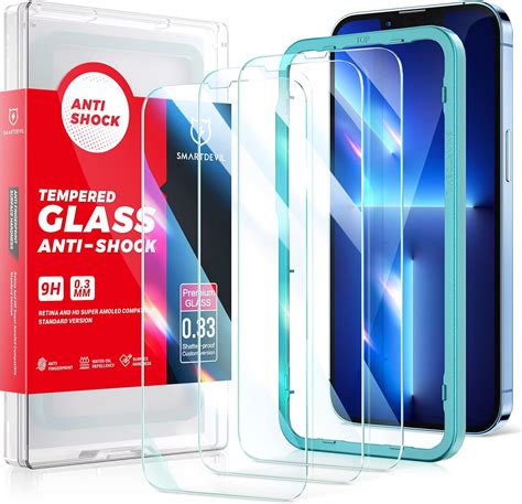 SmartDevil Glass Screen Protector Compatible With IPhone 13 Pro Max 6 7