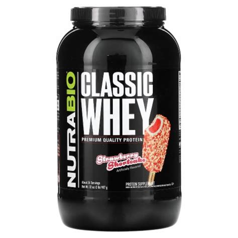 Nutrabio Classic Whey Protein Strawberry Shortcake Lb G Lb