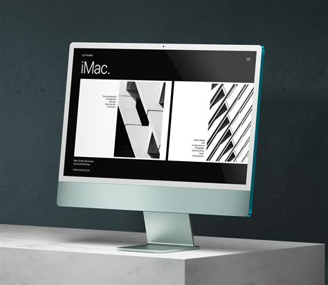 Imac Psd Mockup Scene Presentation Showcase Pixeden Club