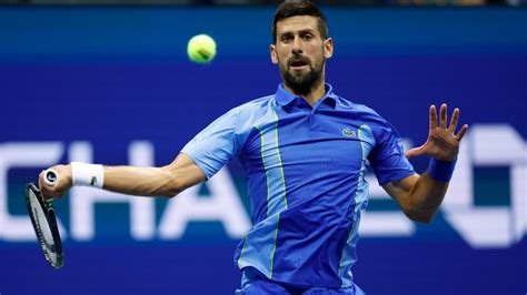 US Open Djokovic entame en force sa quête d un 24e titre majeur Rune