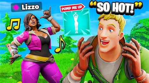 Trolling With New “pump Me Up” Tiktok Emote Fortnite Youtube