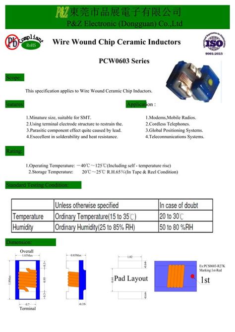 Wire Wound Chip Ceramic Inductors Pdf