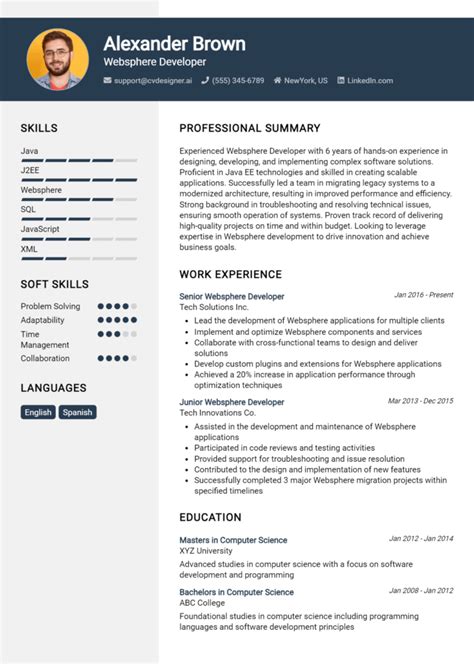 Senior Web Developer Resume Examples And Templates For