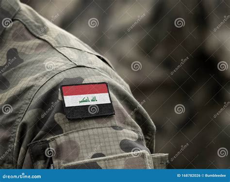 Flag of Iraq on Military Uniform. Republic of Iraq. Army, Armed Forces ...