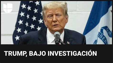 Trump Objetivo De Una Investigación Por Manejo De Documentos