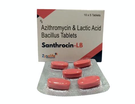 Azithromycin And Lactic Acid Bacillus Tablets