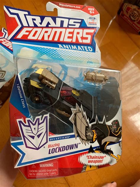 Hasbro Transformers Animated Blazing Lockdown Carousell