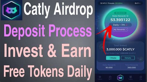 Expire Catly Airdrop Deposit Process Invest And Earn Get Free Tokens