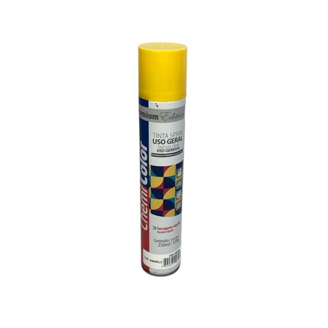 Tinta Spray Amarelo 250ML CHEMICOLOR Machado Auto Parts