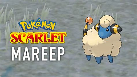 Pokemon Scarlet Catching Mareep Filling The Pokedex Youtube