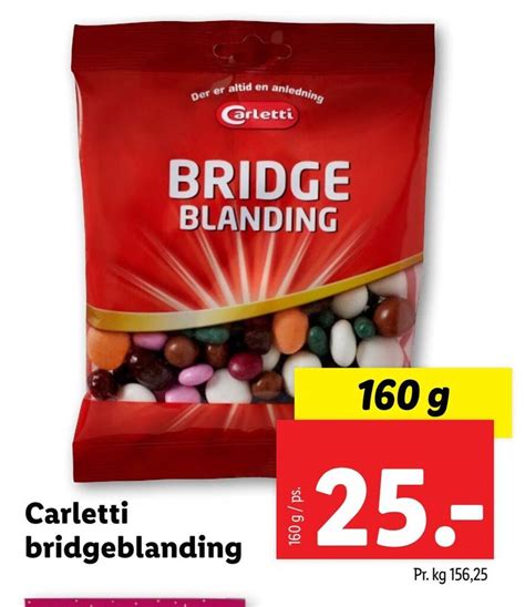 Carletti Bridgeblanding Tilbud Hos Lidl