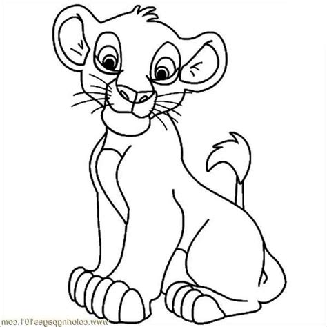 Dessins De Coloriage Simba Imprimer Sur Laguerche Page