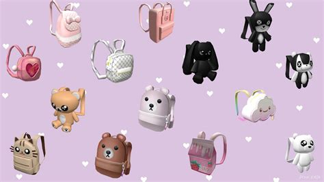 Codes For Cute Backpacks Roblox Teehee Youtube