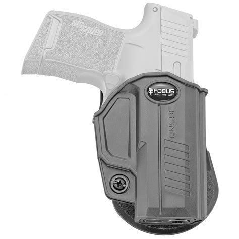 Fobus Evolution Right Handed Owb E2 Paddle Holster For Sig P365 Pistols