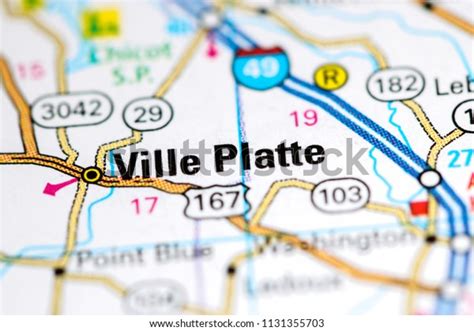 Ville Platte Louisiana Usa On Map Stock Photo 1131355703 | Shutterstock