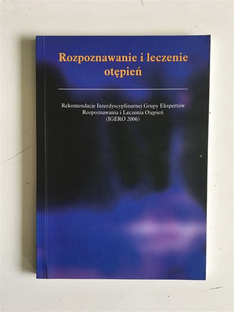 Maria Barcikowska Rozpoznawanie I Leczenie Ot Pie Gda Sk Kup Teraz