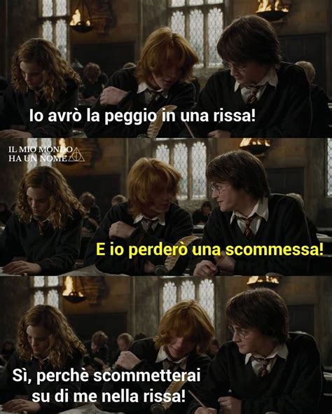 Harry Potter Fanpage On Instagram “quanto Mi Fanno Ridere Harry E Ron