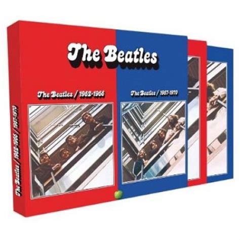 The Beatles 1962 1970 The Red And Blue Albums Uk 4 Cd Album Set 517259