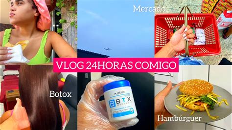 Vlog Horas Comigo Passei Botox No Cabelo Da Minha Irm Fui No