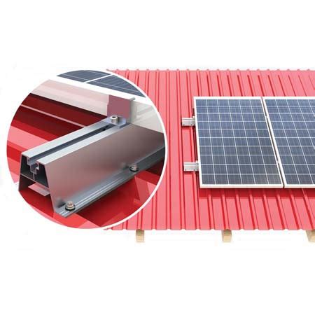 Kit Structura Mini Montaj Panou Fotovoltaic Acoperis Metalic