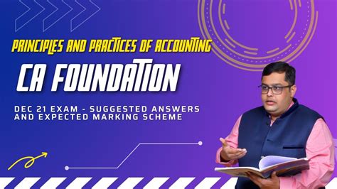 Ca Foundation Dec 21 Exam Accounts Answers With Expected Marking