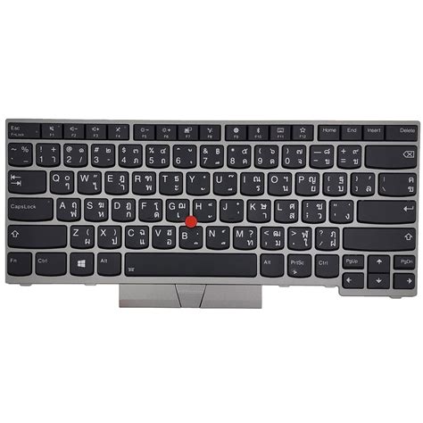 Keyboard คยบอรด for Lenovo LED Thinkpad E480 E485 E490 L480 L380