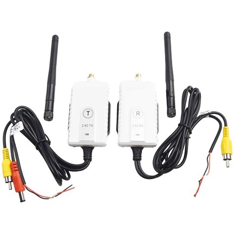 Reliable Wireless Av Transmitter Receiver Kit Long Distance Monitoring