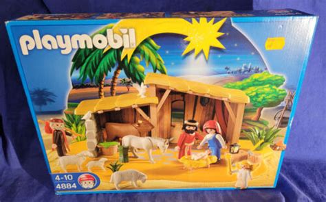 Playmobil® 4884 Christmas Weihnachten Große Krippe Mit Stall Neu Ovp Ebay