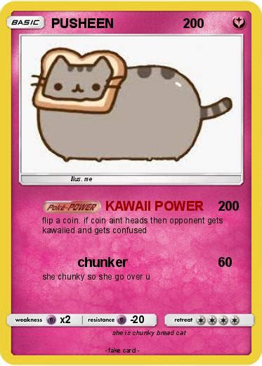 Pokémon Pusheen 468 468 Kawaii Power My Pokemon Card